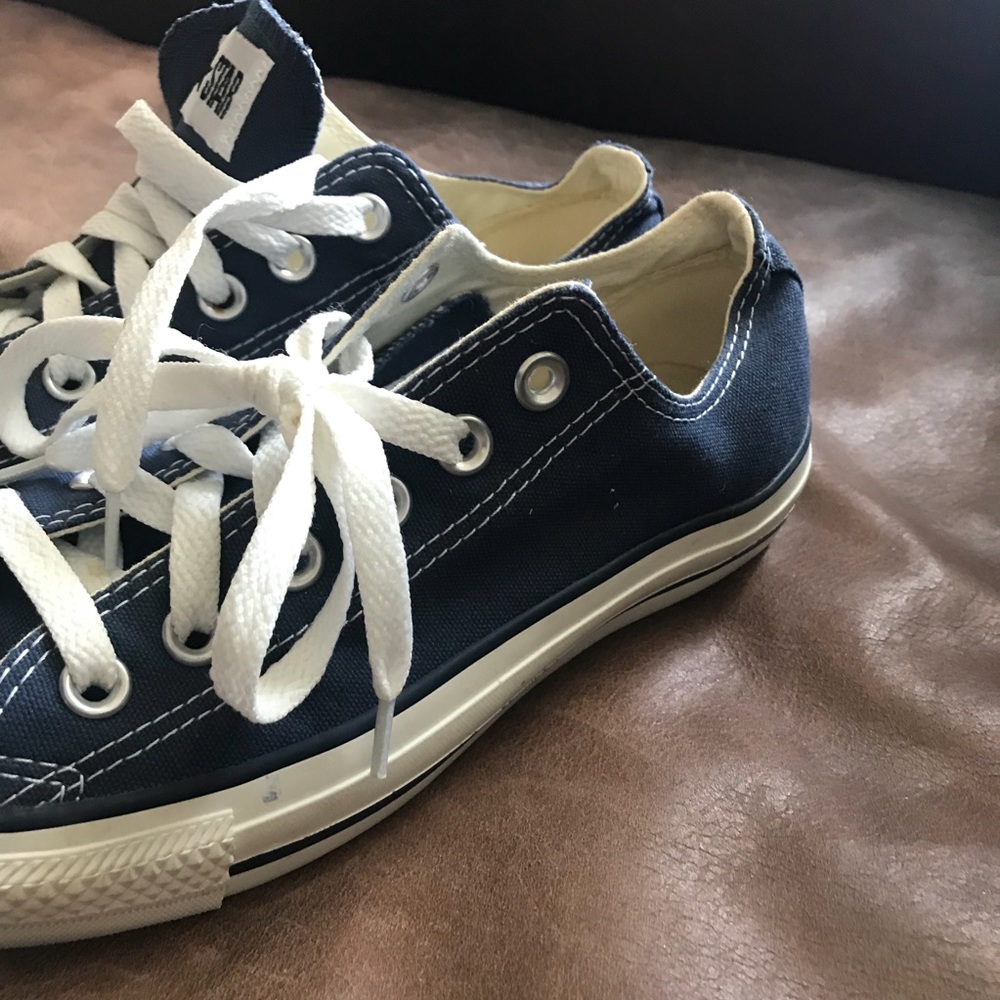 Navy Converse Sneakers - Picture 3 of 5